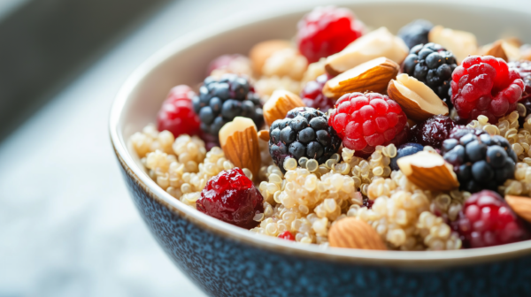 Frühstücks-Quinoa mit Beeren und Nüssen – Bild 2