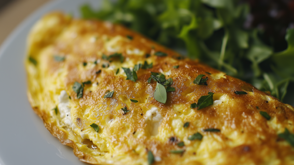 Ziegenkäse-Omelett mit Kräutern – Bild 2