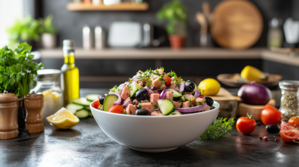 Mediterraner Thunfischsalat – Bild 3